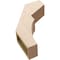 Ekena Millwork 5-inch W x 16-inch D x 22-inch H Monterey Rough Cedar Woodgrain TimberThane Knee Brace, Primed BRCUR05X16X22MONRCPR - alternate 6